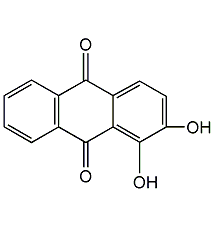 茜草素结构式