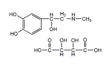 酒石酸肾上腺素结构式